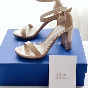 New STUART WEITZMAN Walkway Patent Leather Heels